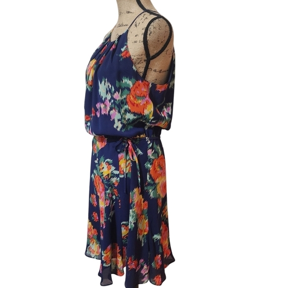 Joie Floral Mini Halter Sundress - Medium - Picture 4 of 8